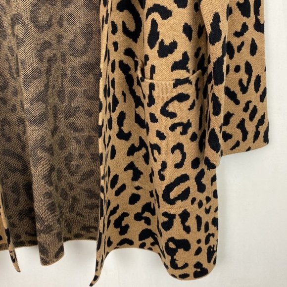 J.Crew S Sophie Sweater Blazer Cardigan Animal Leopard Print - Picture 10 of 13